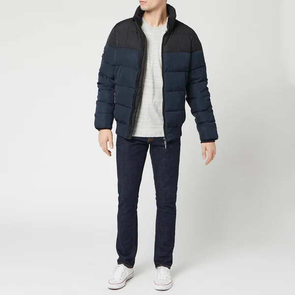 Superdry Track Sports Puffer Jacket - Eclipse Navy