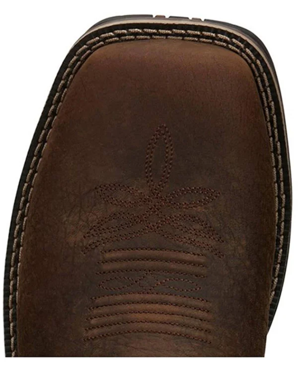 Justin Men's Fireman Waterproof Cowboy Boots Brown, 10.5 W