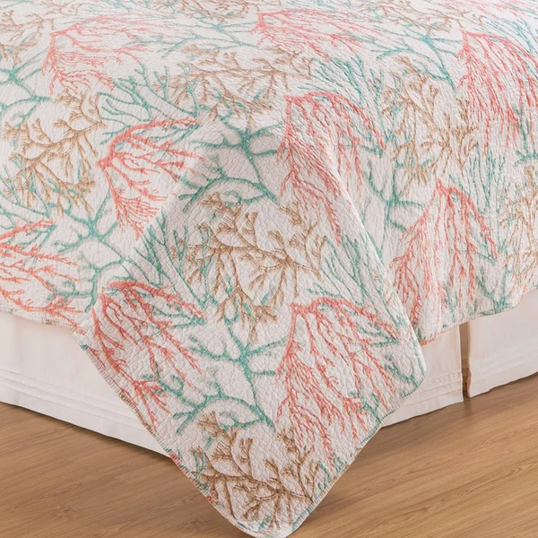 Oceanaire Seafoam King Quilt Set