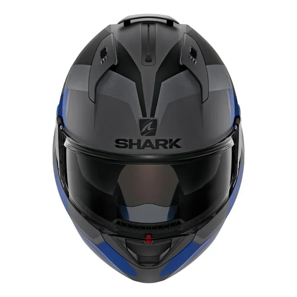 Shark Evo One 2 Slasher Helmet - Matte Anthracite/Black/Blue - XL