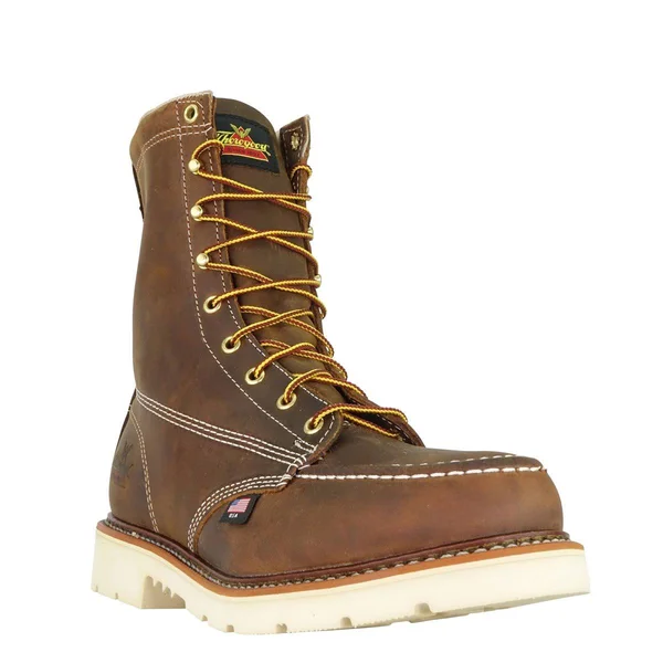 Thorogood 8x22 American Heritage Moc Toe Steel Toe Boots - Men's Brown