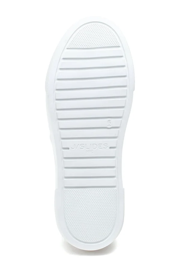 J/Slides Aileen Perforated Women's Shoes White Nubuck : 8 M