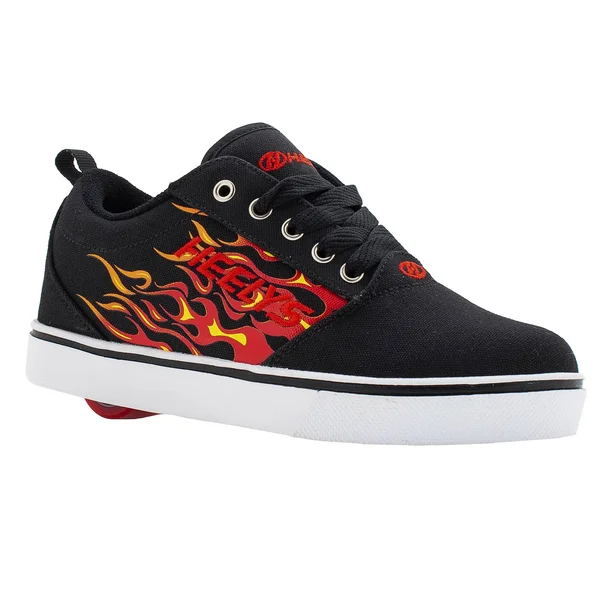 Heelys Pro 20 Prints – Black/Red/Flames - Black 4 Youth Boys