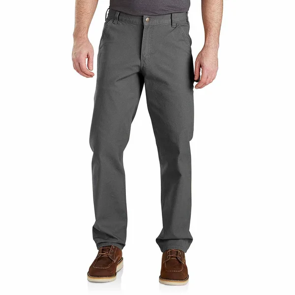 Carhartt Rugged Flex Relaxed Fit Duck Utility Work Pant, Gravel, 29W 32L