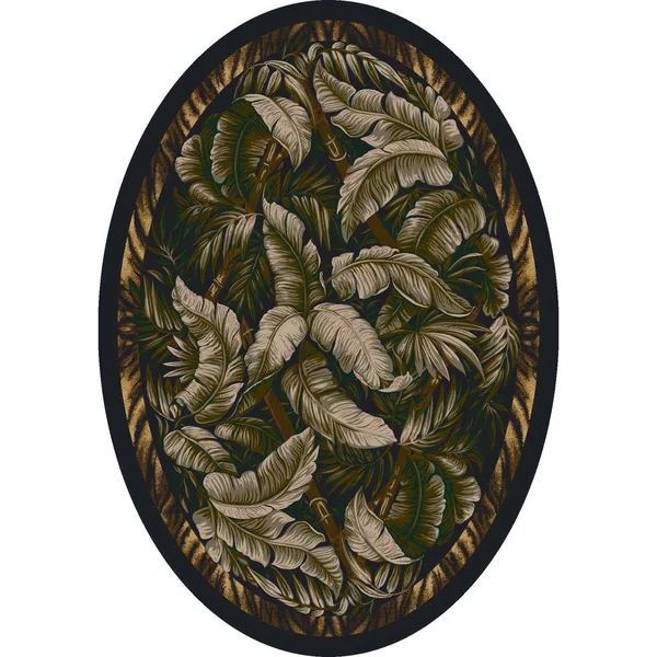 Milliken Jungle Fever Oval Area Rug - 3&10x22 x 5&4
