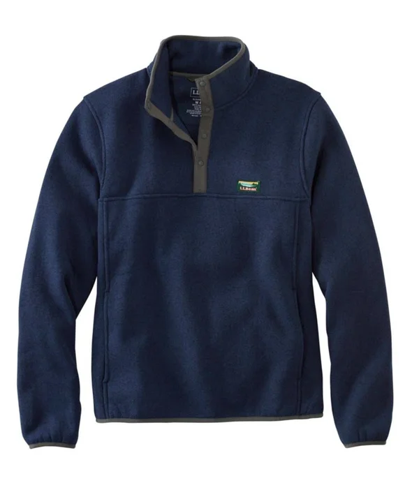 Men's Tall L.L.Bean Sweater Fleece Pullover Blue Large, L.L.Bean
