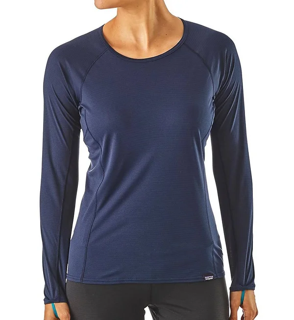 Patagonia Capilene Lightweight Baselayer Crew Neck Shirt - Navy Blue (45646) XL