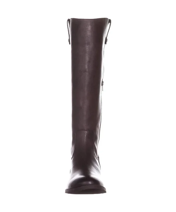 Inc Womens Fawne Leather Knee-High Riding Boots, 8.5, New Grey