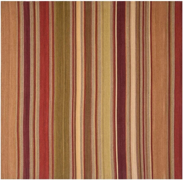 Striped Kilim Handwoven Flatweave Wool Brown/Green/Beige Area Rug Safavieh Rug Size: Runner 2&3x22 x 12&