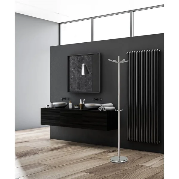 Coat Hanger with Heavy Based, Silver