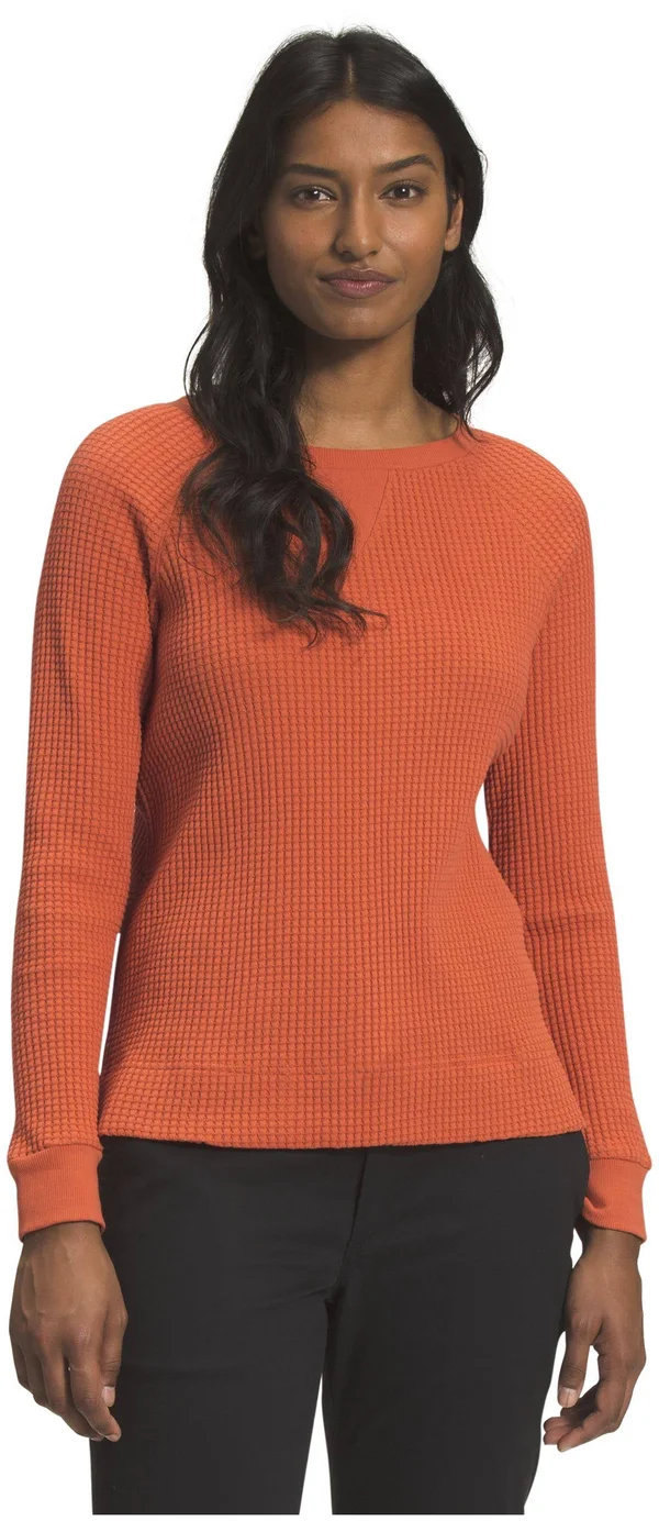 The North Face Women's Long Sleeve Chabot Crew (S Burnt Ochre)