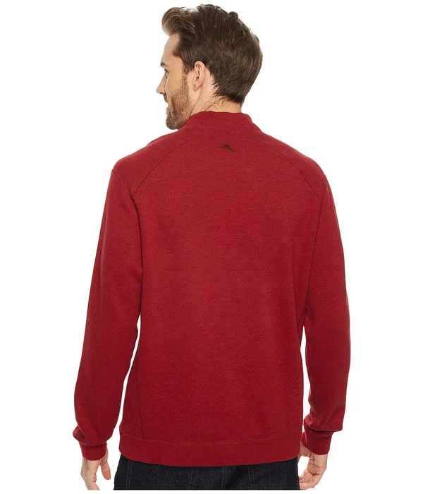 Tommy Bahama Mens Reversible Flip Side Classic 1/2 Zip Pullover