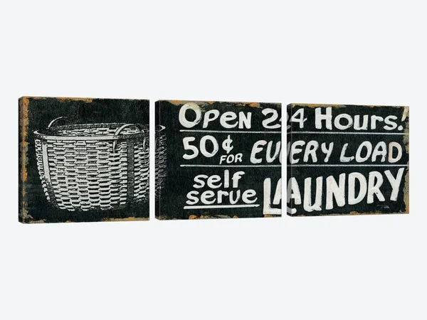 Pela Studio Canvas Art Prints - Vintage Sign IIstyle > Typography art)
