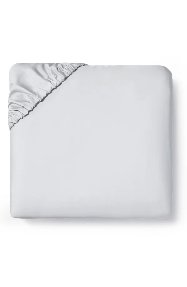 Sferra Fiona Fitted Sheet, Full - Lunar