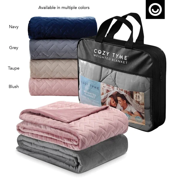 Sabra Weighted Blanket with Quilted Cover - 72x22x80