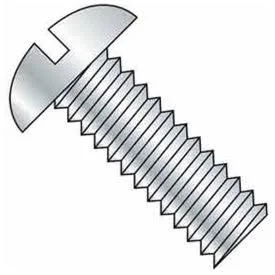 GoVets, Qty 2, Brighton-Best 5/16-18 x 2-3/4x22 Machine Screw - Round Head - Slotted - Steel - Zinc Cr+3 - ft - 100 Pk - BBI 5