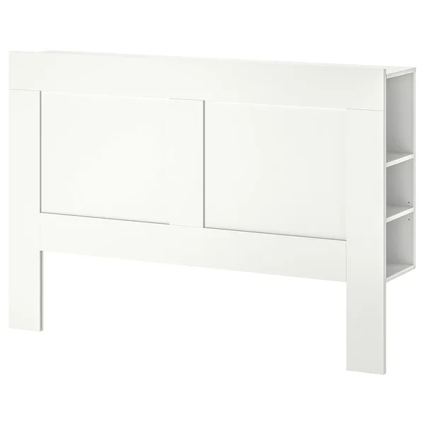 IKEA - BRIMNES Headboard with Storage Compartment, White, Full/Double