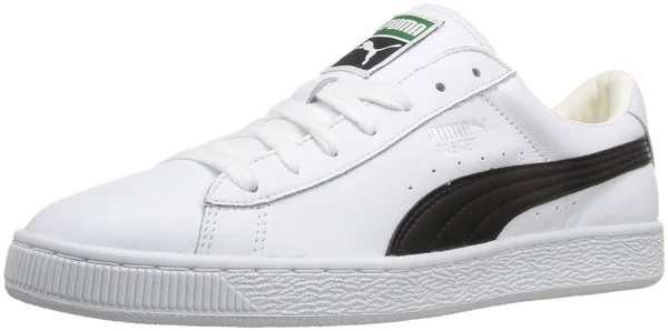 Puma Basket Classic LFS-White Black-10.5