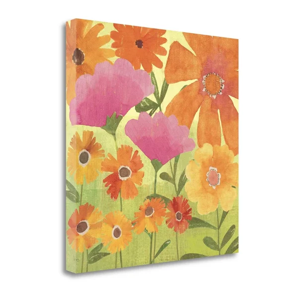 30x22 x 30x22 Spring Fling I by Veronique Charron Fine Art Giclee Print