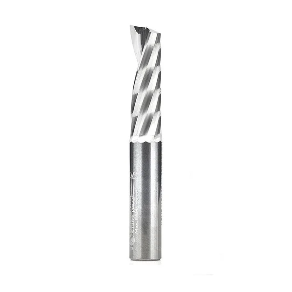 Amana Tool 51489 Solid Carbide CNC Spiral &O& Single Flute - Aluminum Cutting 1/2 Dia x 1-5/8 x 1/2 Shank x 3-1/2 inch Long Up-Cu