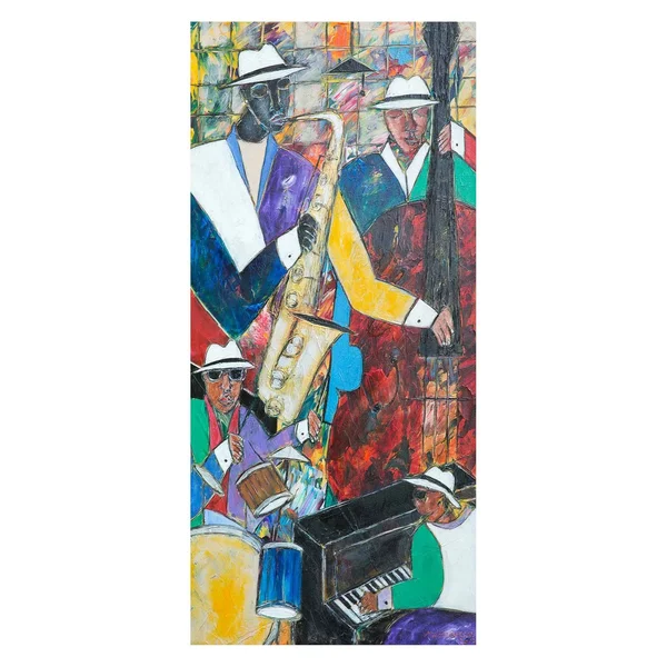 Louis Leonard Art All that Jazz by Kelvin Henderson Canvas Wall Art