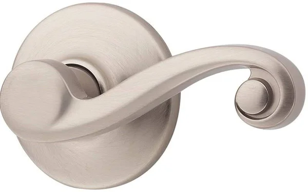 Kwikset 967LL-LH-S Lido Lever Left Hand Double Cylinder Interior Pack with Smart Antique Nickel
