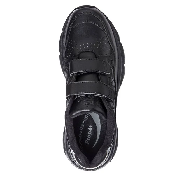 Propet Women's Stability Walker Strap Shoe, Size: 8.5, Black