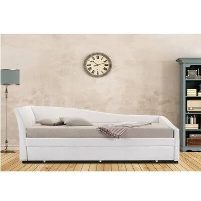 GERRITA Twin Daybed with Trundle Red Barrel Studio