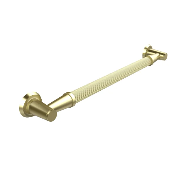 Allied Brass MD-GRR-36-SBR 36 in. Reeded Grab Bar Satin Brass