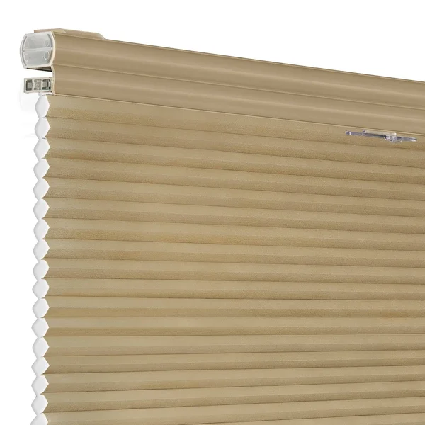 Achim Wheat Top Down-Bottom Up Cordless Honeycomb Cellular Shade
