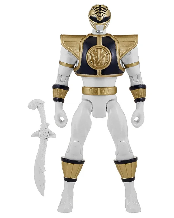 Power Rangers Super Megaforce Mighty Morphin White Ranger Action Hero Figure