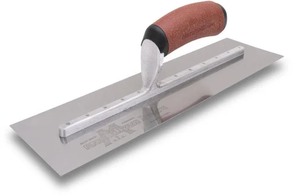 Marshalltown MXS62SSDC 12in x 4in Stainless Finishing Trowel with DuraCork Handle