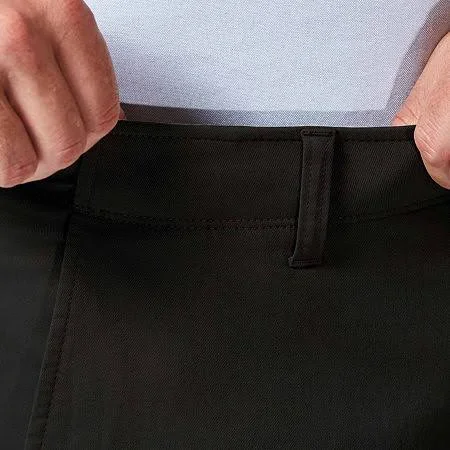 Haggar Men's Coastal Comfort Flat Front Chino Pant Classic Fit Hc00223 - Size: 42X29, Black