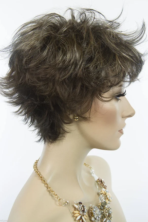 Jon Renau Jazz Petite Synthetic Wig, 4F Rum Raisin