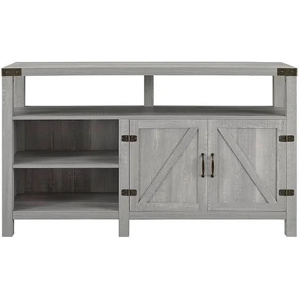 Edison - TV Cabinet for Most Flat-Panel TVs Up to 60x22 - Stone Gray