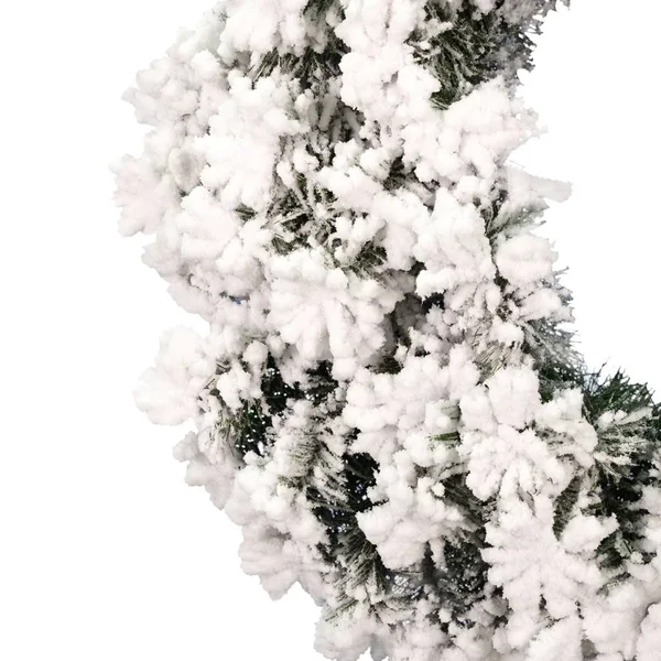 Vickerman A806320 Flocked Alaskan Wreath - 20x22