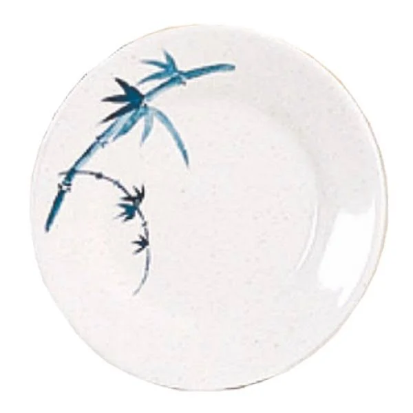 Thunder Group 1008BB Blue Bamboo Melamine Plate 7-7/8in.