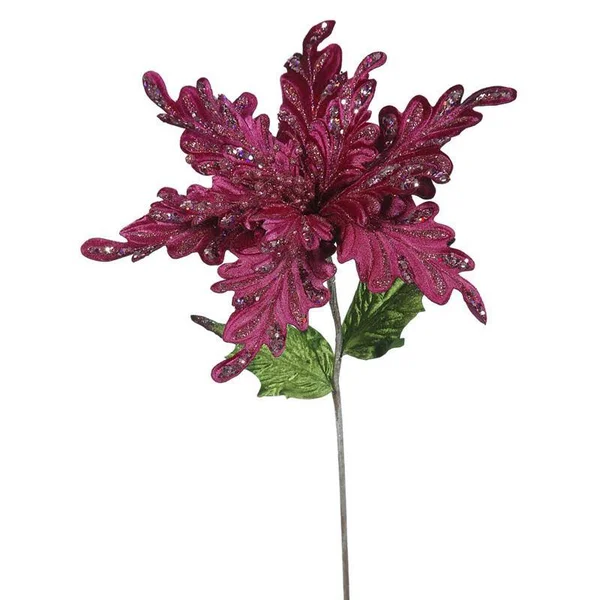 Vickerman 31x22 Copper Poinsettia, 15x22 Flower 3/Bag