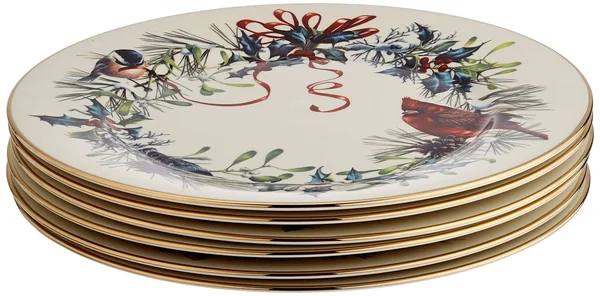 Lenox Winter Greetings 6-Piece Dinner Plate Set