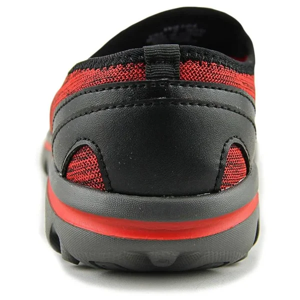 Women's Propet TravelActiv Slip on Black Red - in Size 7