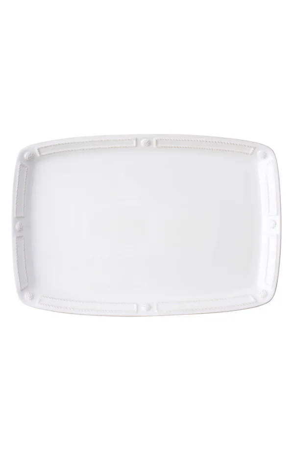 Juliska Berry & Thread French Panel Platter - Whitewash