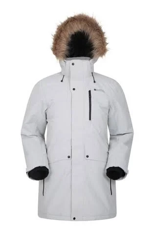 Mountain Warehouse Arne Mens Long Insulated Jacket - Navy - Size S
