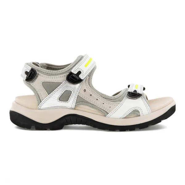 Ecco Offroad Women's Flat Sandal Multicolor - Silver Metallic, 35, M