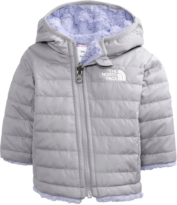 The North Face Infant Reversible Mossbud Swirl Hoodie - Meld Grey/Sweet Lavender