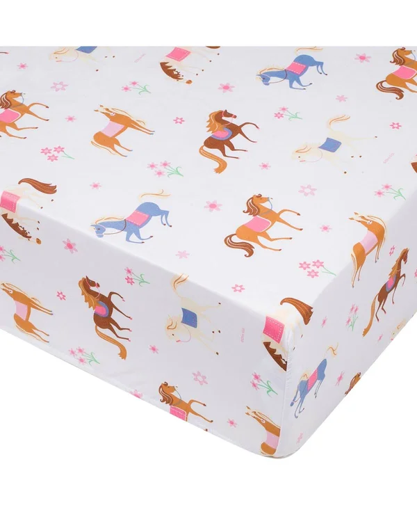Wildkin Horses Microfiber Sheet Set - Twin