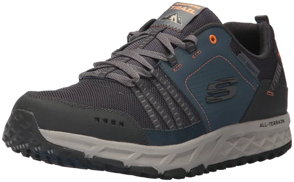 Skechers Men's Escape Plan Athletic Shoes Navy - Orange 6.5