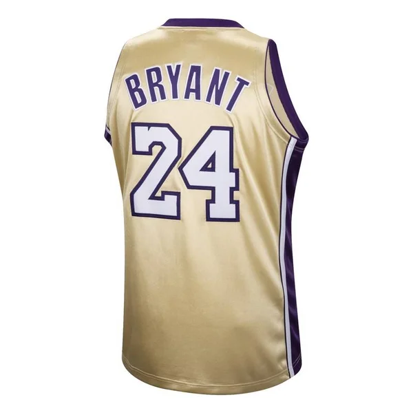 Mitchell and Ness Los Angeles Lakers Kobe Bryant Hall of Fame Authentic Jersey Gold