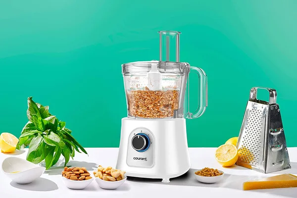 Courant 12 Cup Food Processor (White)