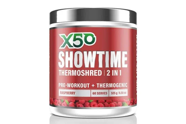X50 Showtime Thermoshred 60 Serves Pineapple Mango