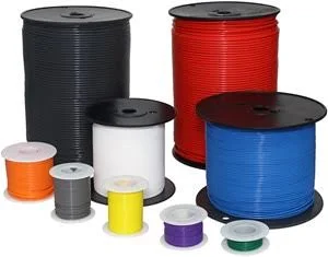 PTFE High Temperature Stranded Wire (Gauge: 14, Length: 500 ft., Color: White) Wire-TF-14-09-500
